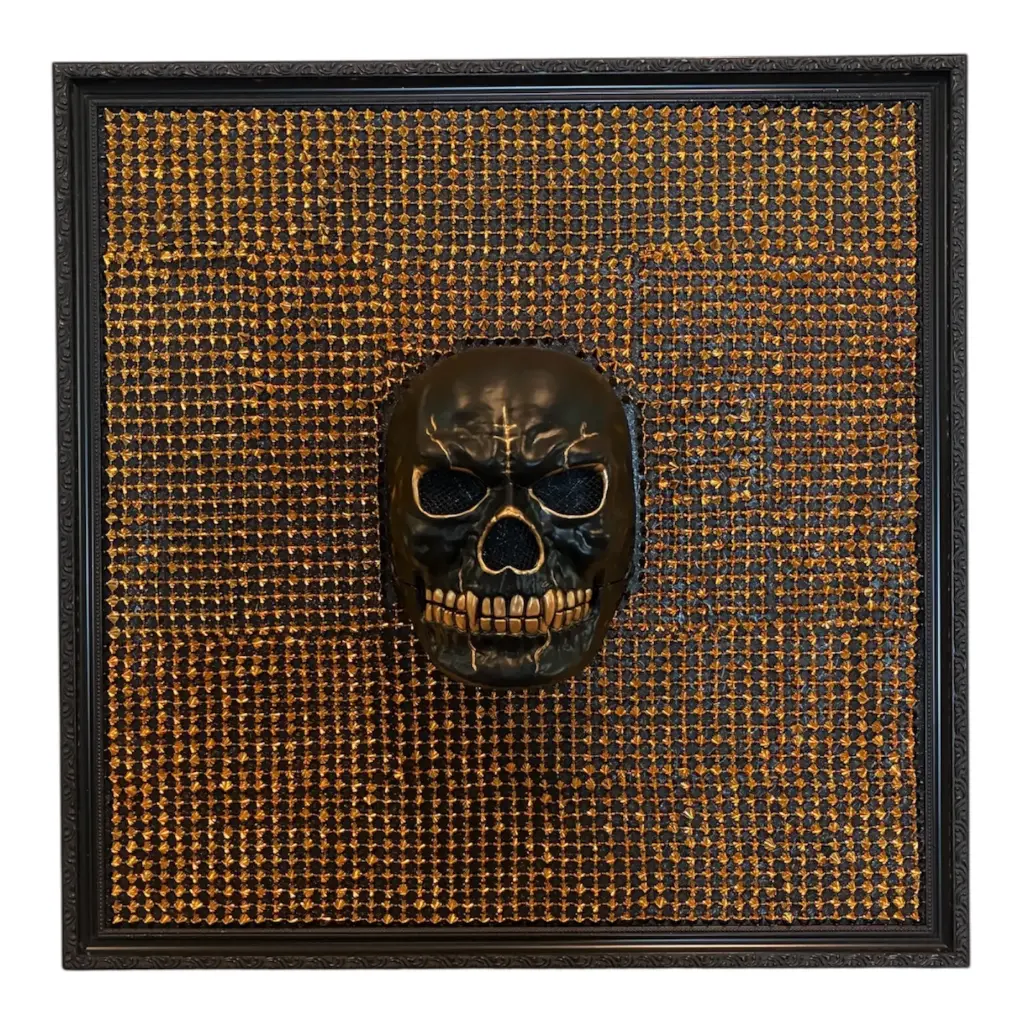 “Eternal Gaze” — One-of-a-Kind Skull Art 